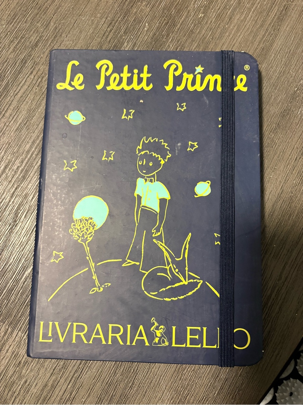 Le Petit Prince Navy & Yellow Hardcover Journal